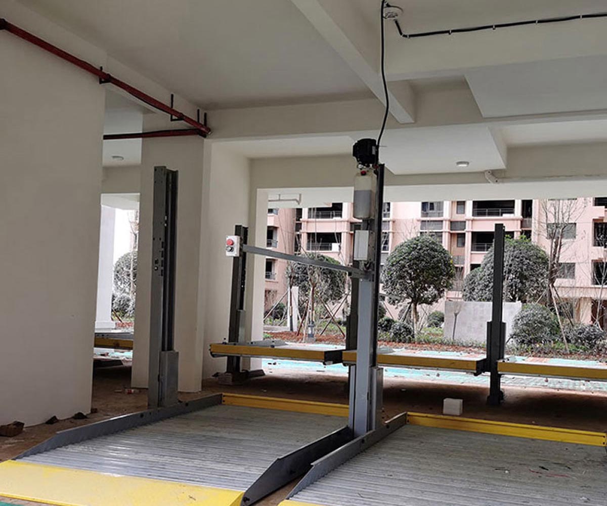 馬爾康雙柱機械車庫拆除